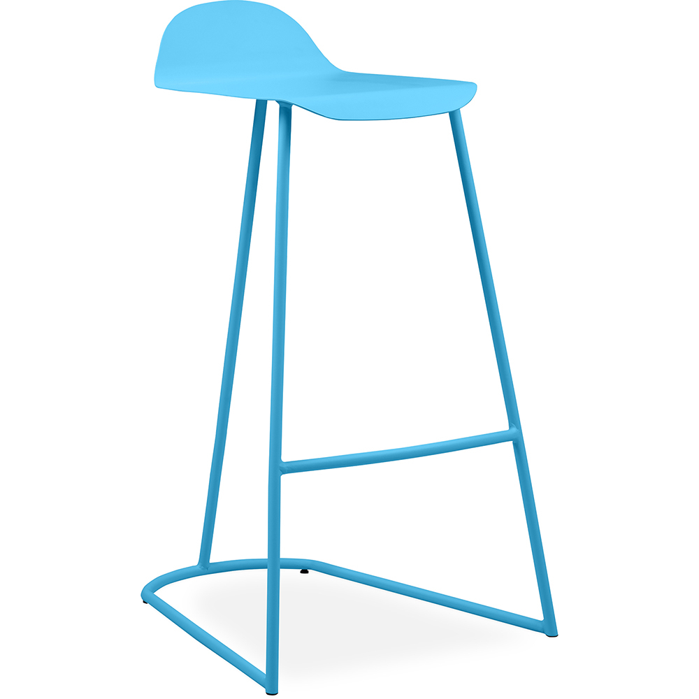  Buy Barny metal bar stool Pastel blue 59795 - in the UK