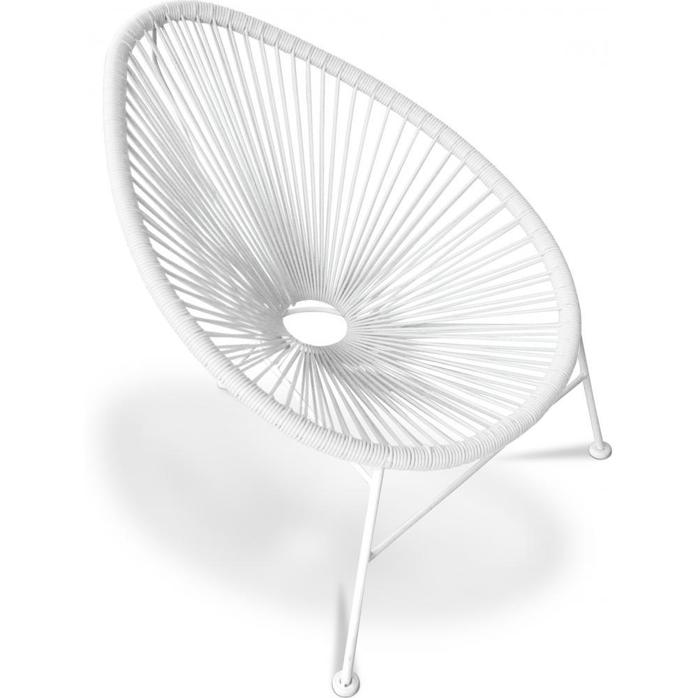  Buy Acapulco Chair - White Legs White 58295 - in the UK