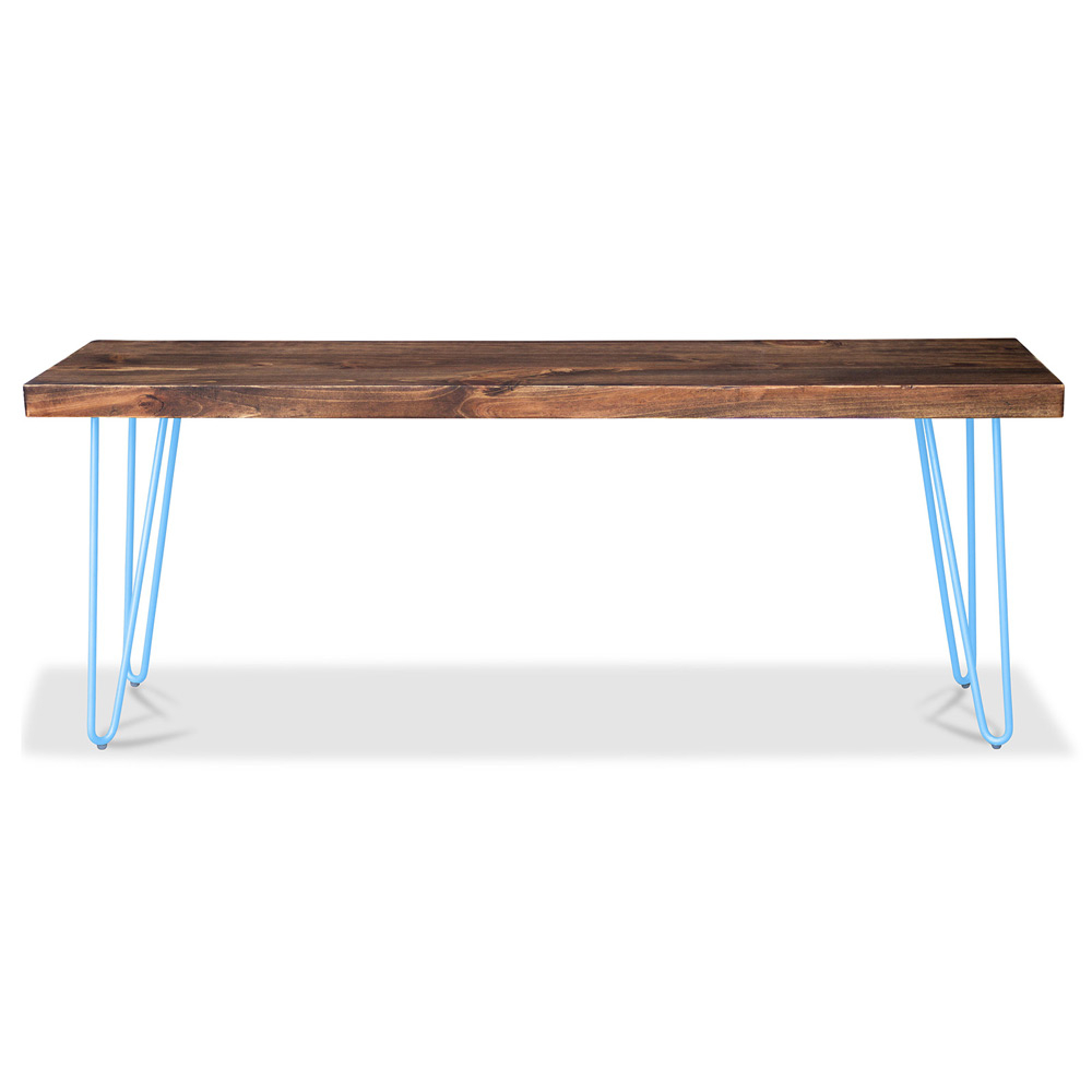  Buy Hairpin design Bench Turquoise 58437 - in the UK