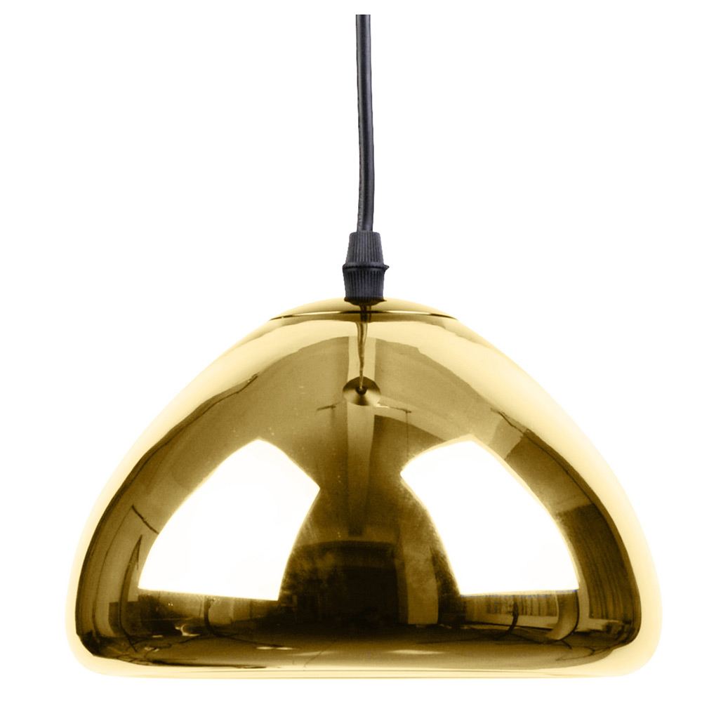  Buy Empty Pendant Lamp  - 18cm - Chromed Metal Gold 51886 - in the UK