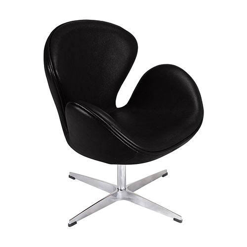  Buy Swin Chair - Faux Leather Black 13663 - in the UK