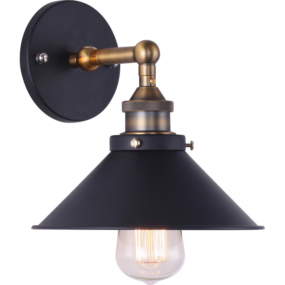  Buy Edison 164 Wall Lamp – Aluminum Black 50862 - in the UK