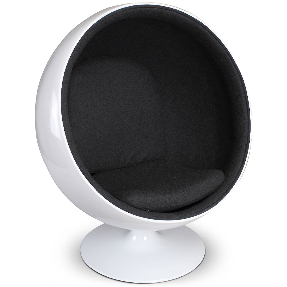  Buy Ballon Chair - Fabric Black 16498 - in the UK