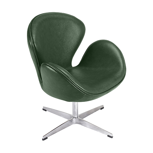  Buy Swin Chair - Faux Leather Green 13663 - in the UK