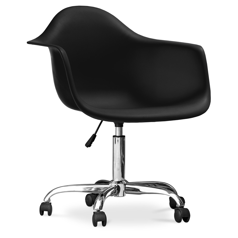  Buy Office Chair with Armrests - Desk Chair with Castors - Emery Black 14498 - in the UK