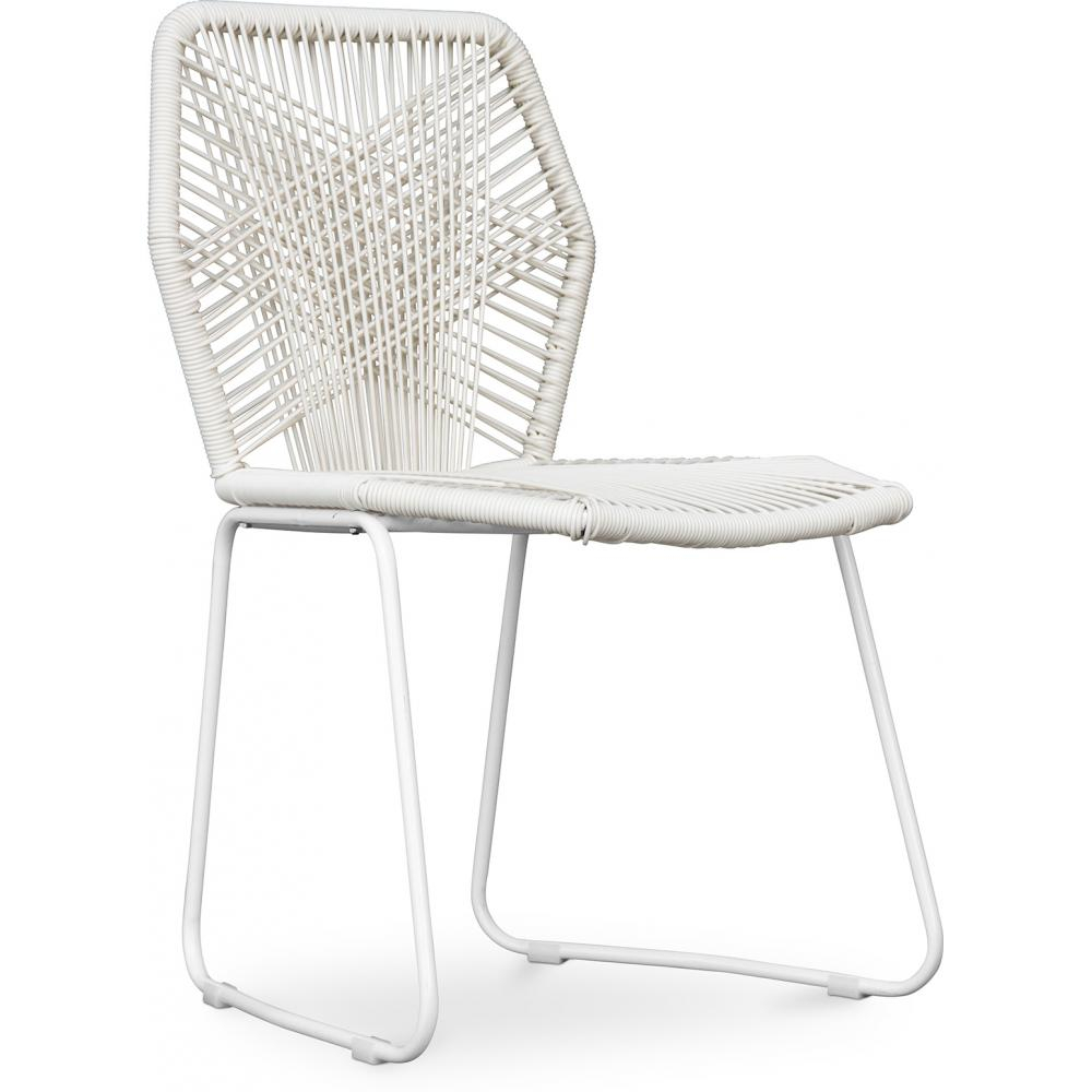  Buy Tropical Garden chair - White Legs White 58534 - in the UK