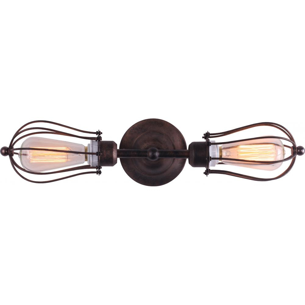  Buy Edison Chandelier Cage Wall Lamp - Carbon Steel Black 50872 - in the UK