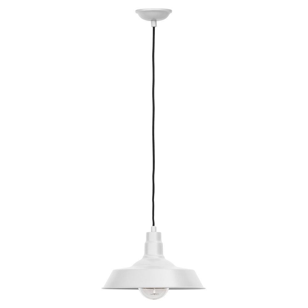  Buy Edison Colored Lampshade Pendant Lamp - Carbon Steel White 50878 - in the UK