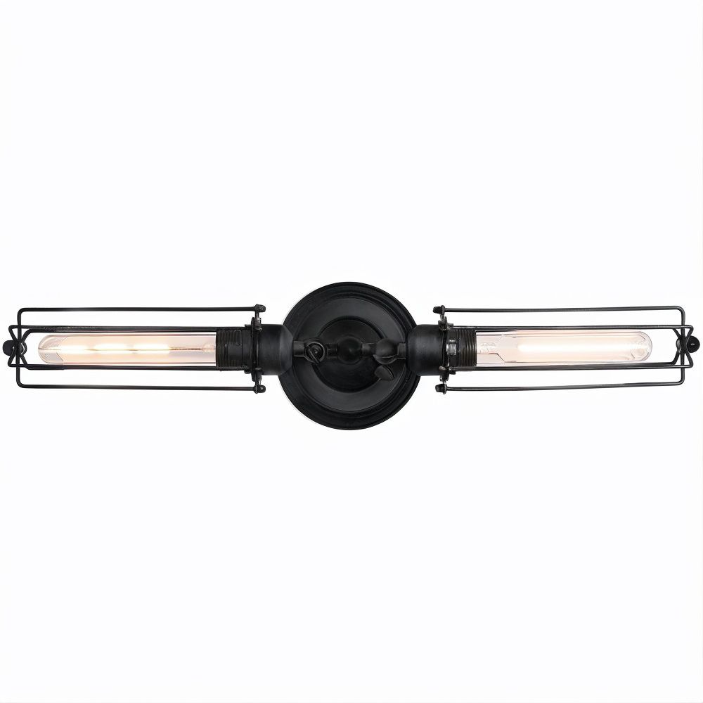  Buy Edison Chandelier Straight Wall lamp – Carbon Steel Black 50866 - in the UK