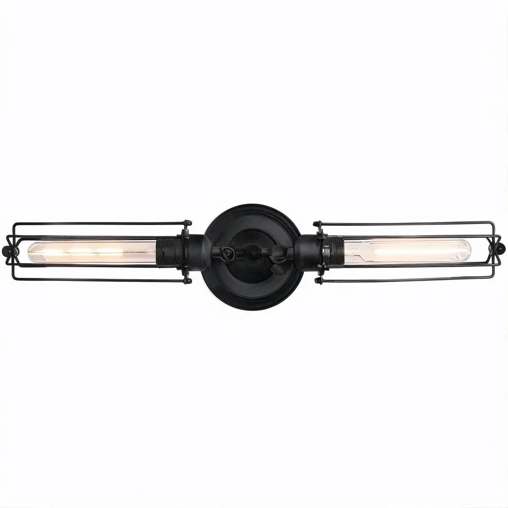  Buy Edison Chandelier Straight Wall lamp – Carbon Steel Black 50866 - in the UK
