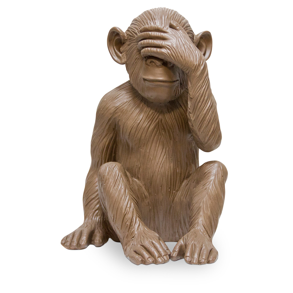  Buy Decorative Design Figure - Blind Monkey - Sense Brown 58446 - in the UK