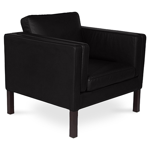  Buy 2334 Design Living room Armchair - Faux Leather Black 15440 - in the UK