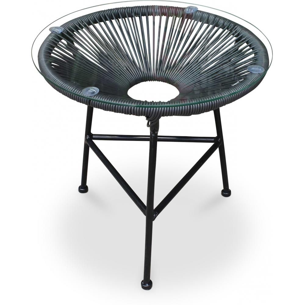  Buy Garden Table - Side Table - Ulana Black 58571 - in the UK