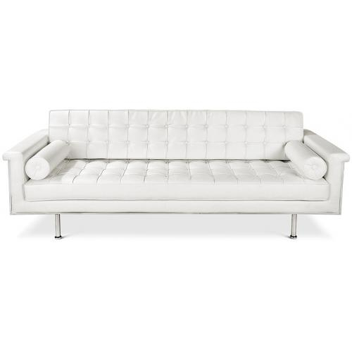  Buy Design Sofa Trendy  (3 seats) - Fabric White 13258 - in the UK