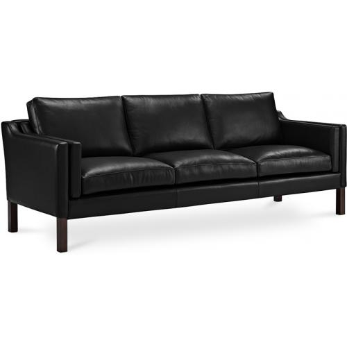  Buy Design Sofa 2213 (3 seats) - Faux Leather Black 13927 - in the UK