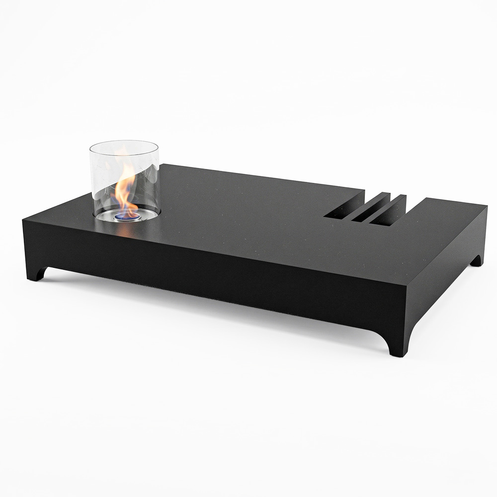  Buy Contemporary Floor-Standing Ethanol Fireplace - VPF-FD89-BLACK Black 16958 - in the UK