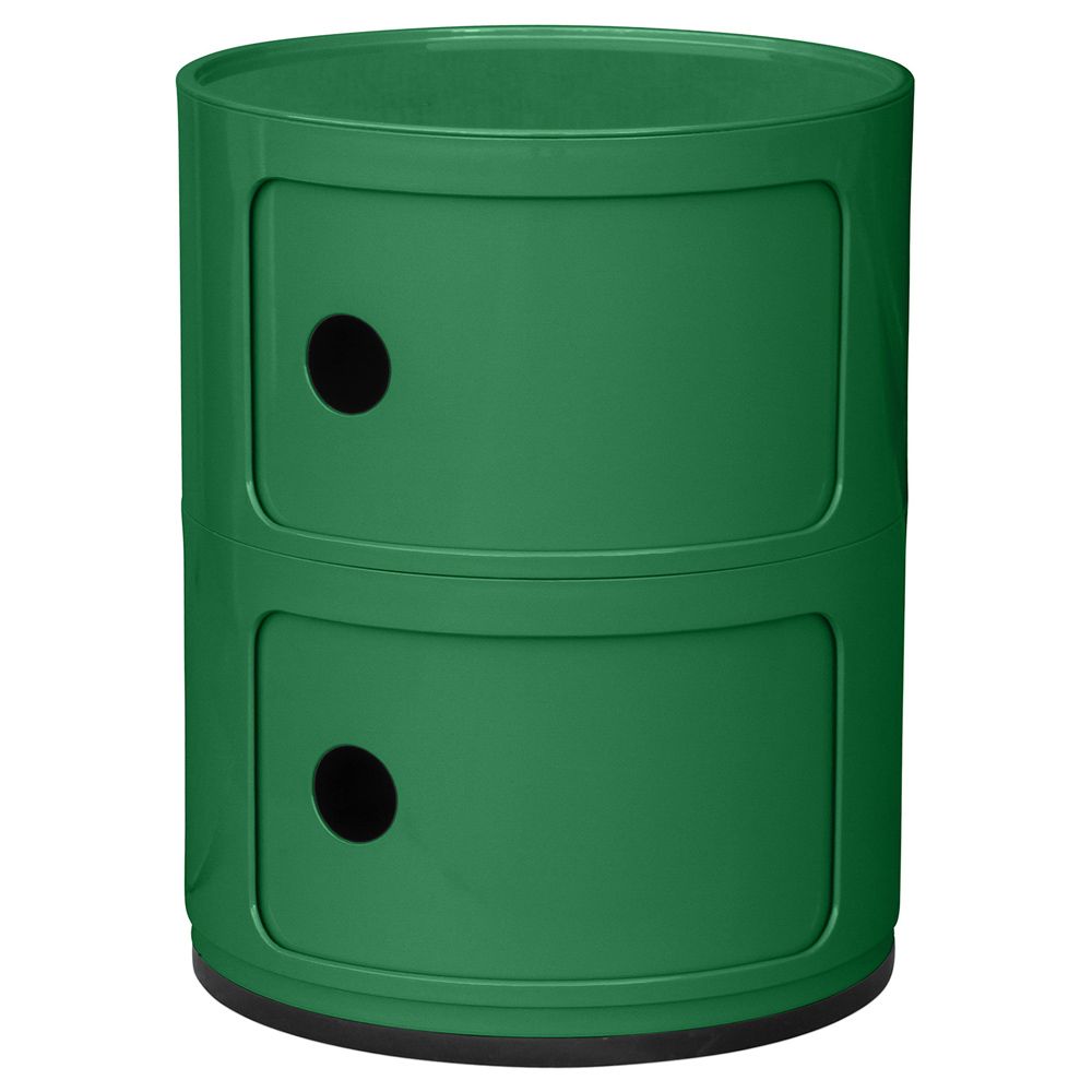 Buy Storage Container Furniture - 2 Drawers - Sares Dark green 54284 - in the UK