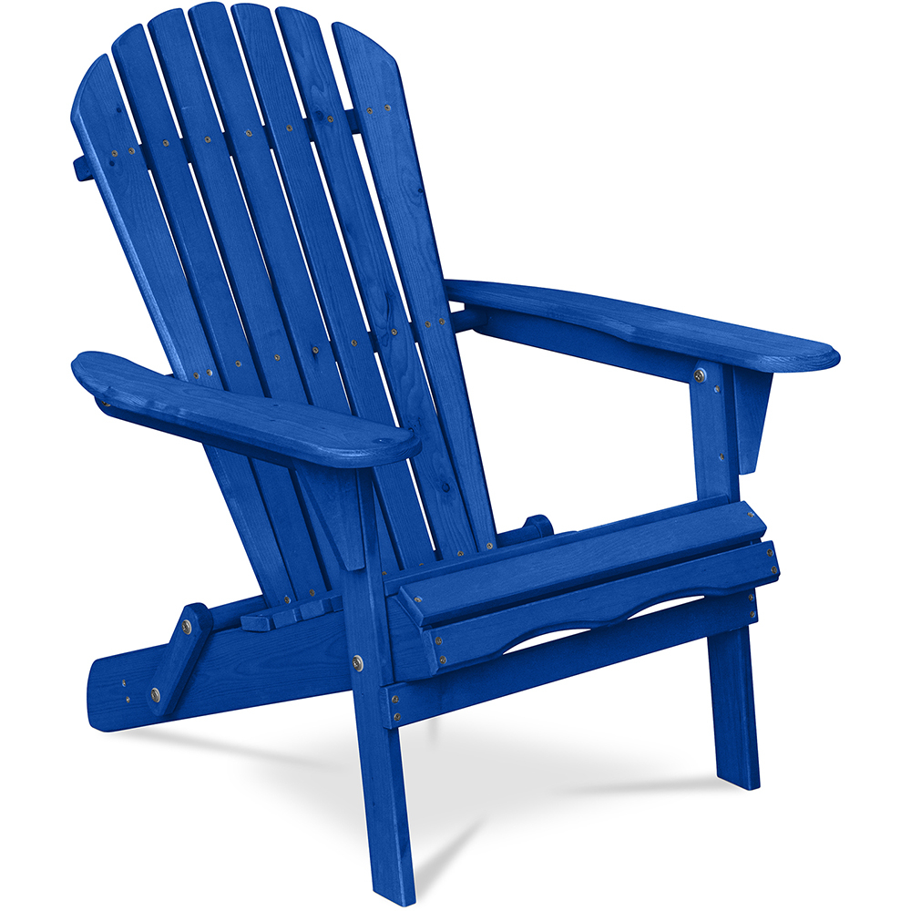 Buy Adirondack Garden Chair - Wood Blue 59415 - in the UK