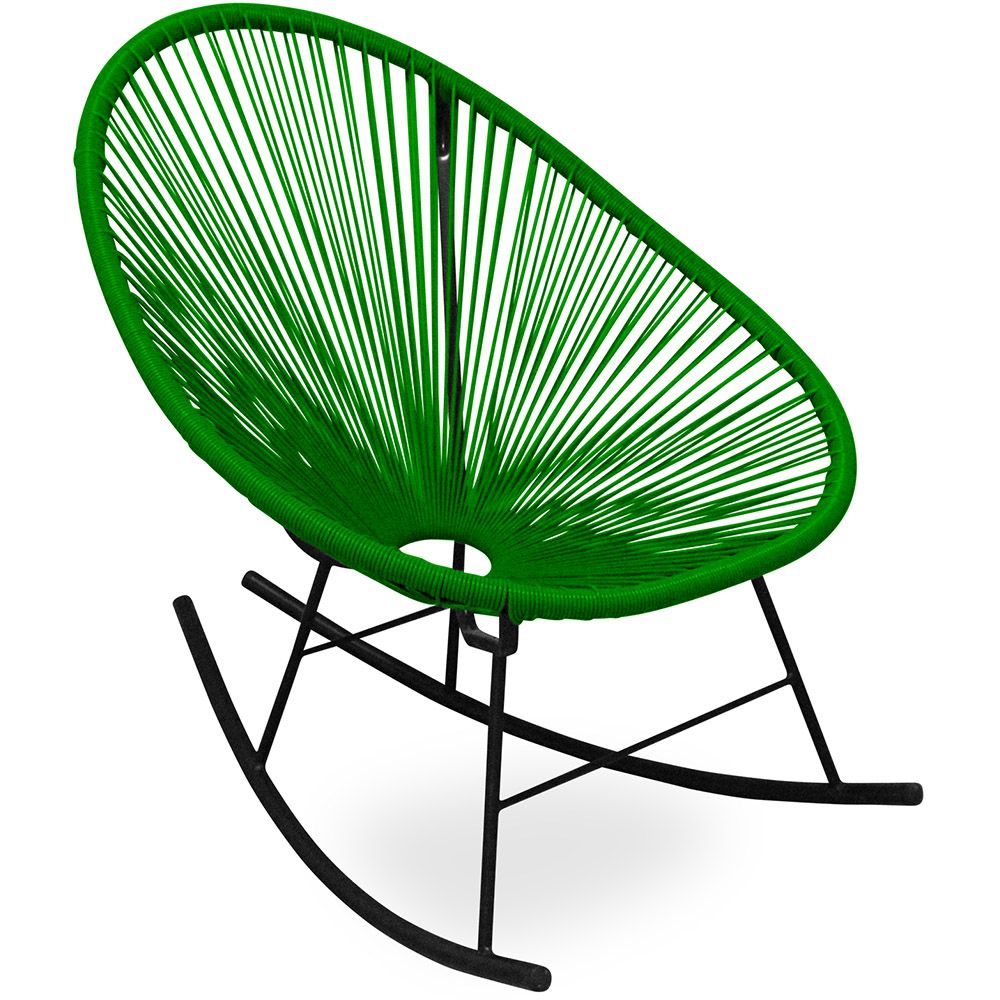  Buy Acapulco Rocking Chair - Black legs  Light green 59411 - in the UK