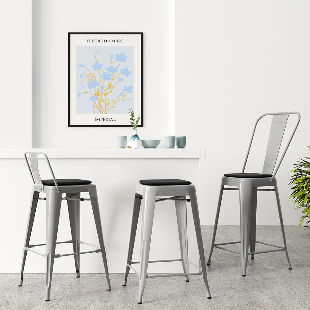 Square seat cushion for hotsell metal bar stools