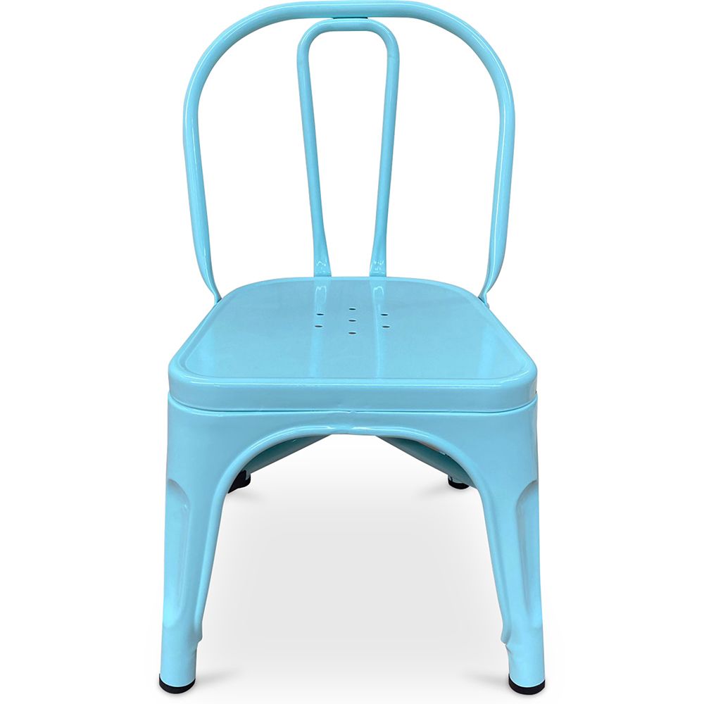 Turquoise shop metal chair