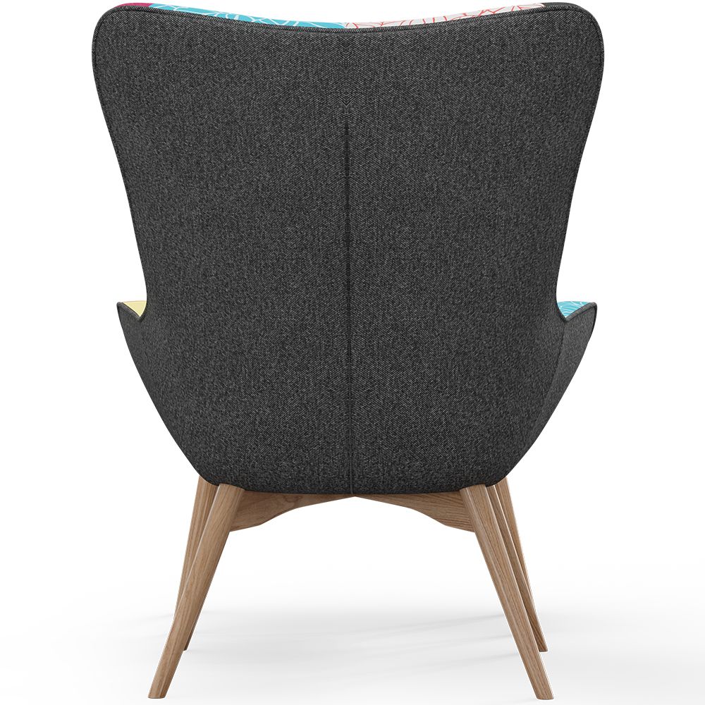 Scandinavian design clearance chair and ottoman
