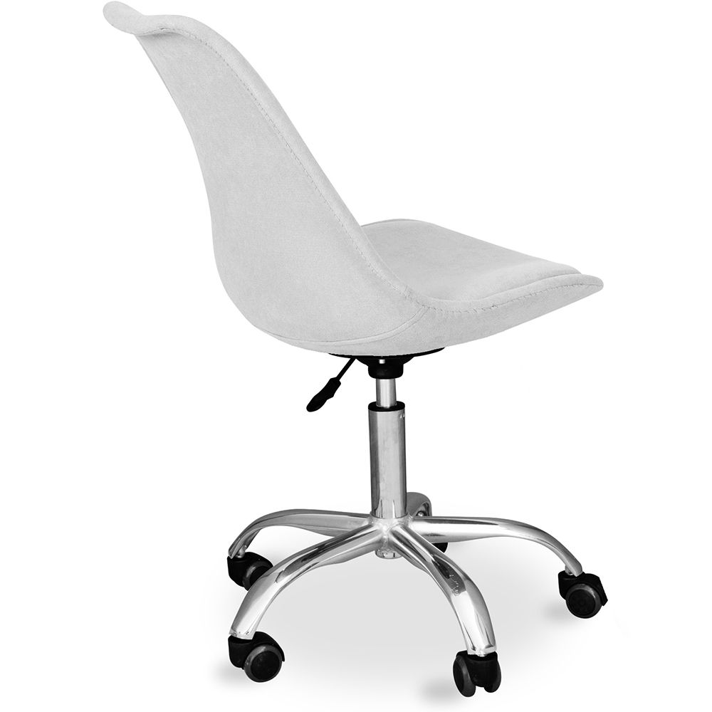 Upholstered desk chair with wheels 2025
