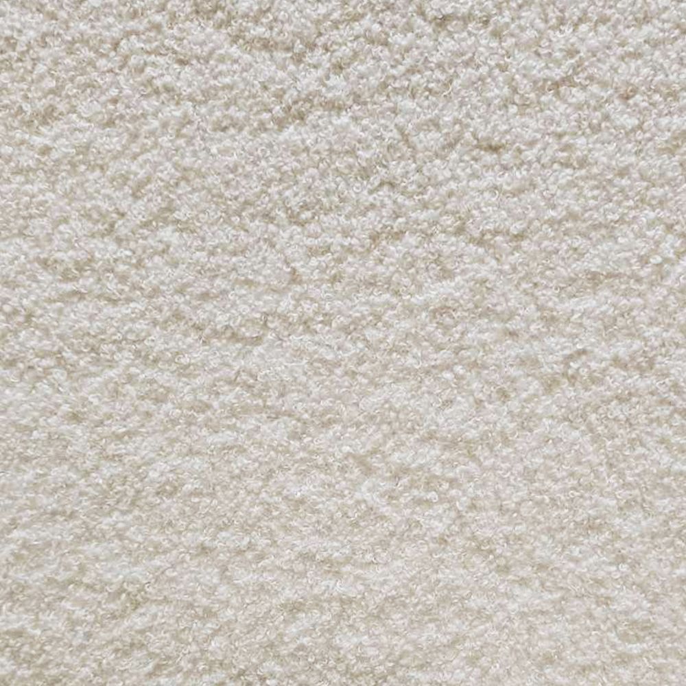 Buy 3 Seater Sofa Boucl Fabric Upholstery Urana White 61014