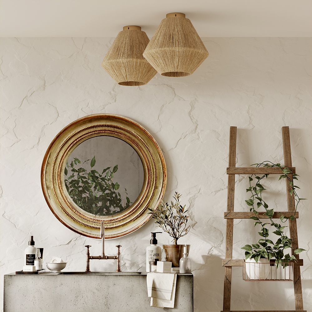Gold boho 2025 lamp