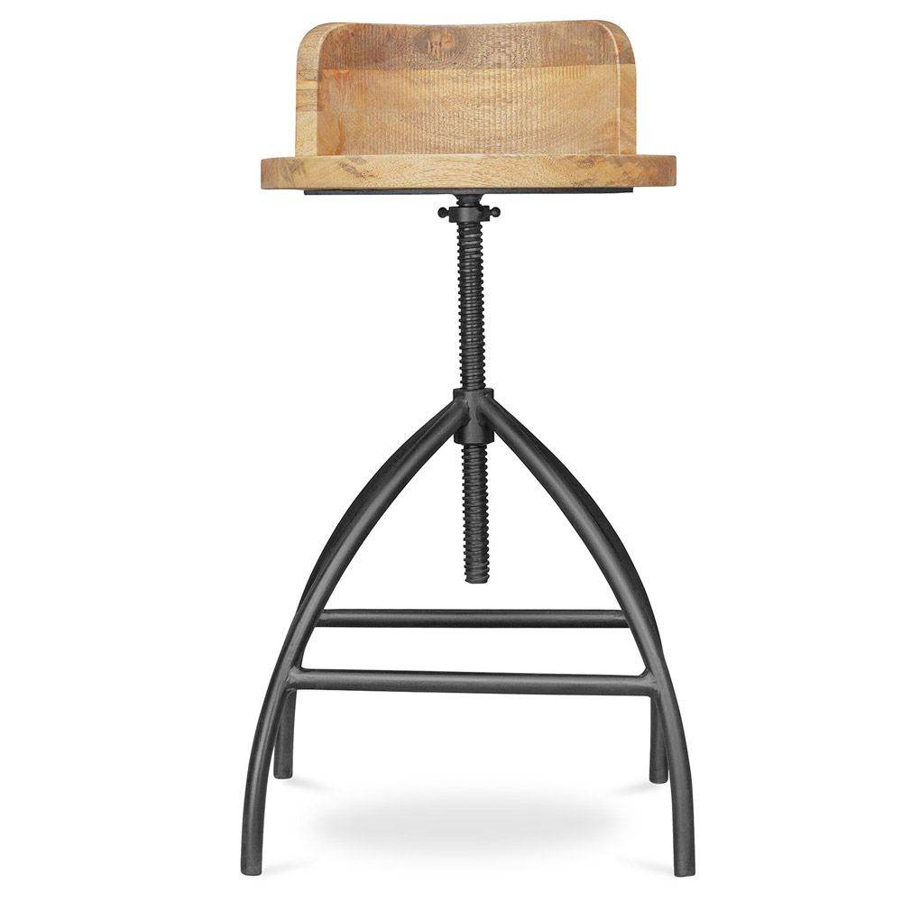 Molinaro adjustable height bar clearance stool
