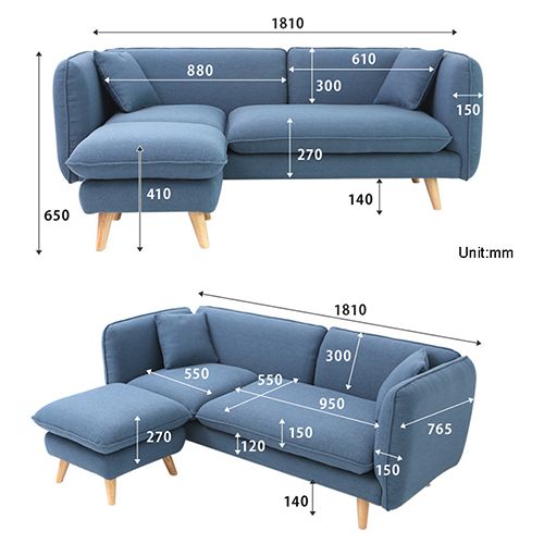 Scandi style 2025 corner sofa
