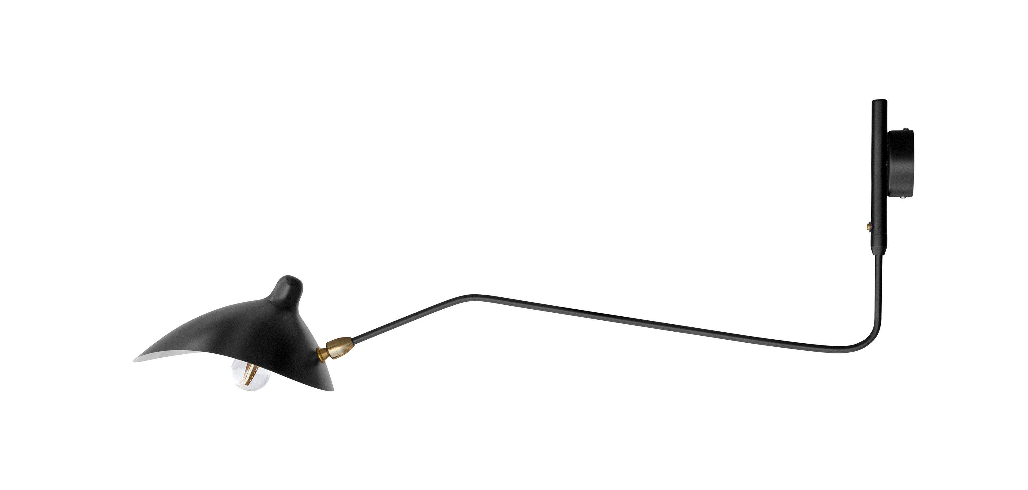 Buy MRZ-R1C Wall lamp  Black 58218 - in the UK