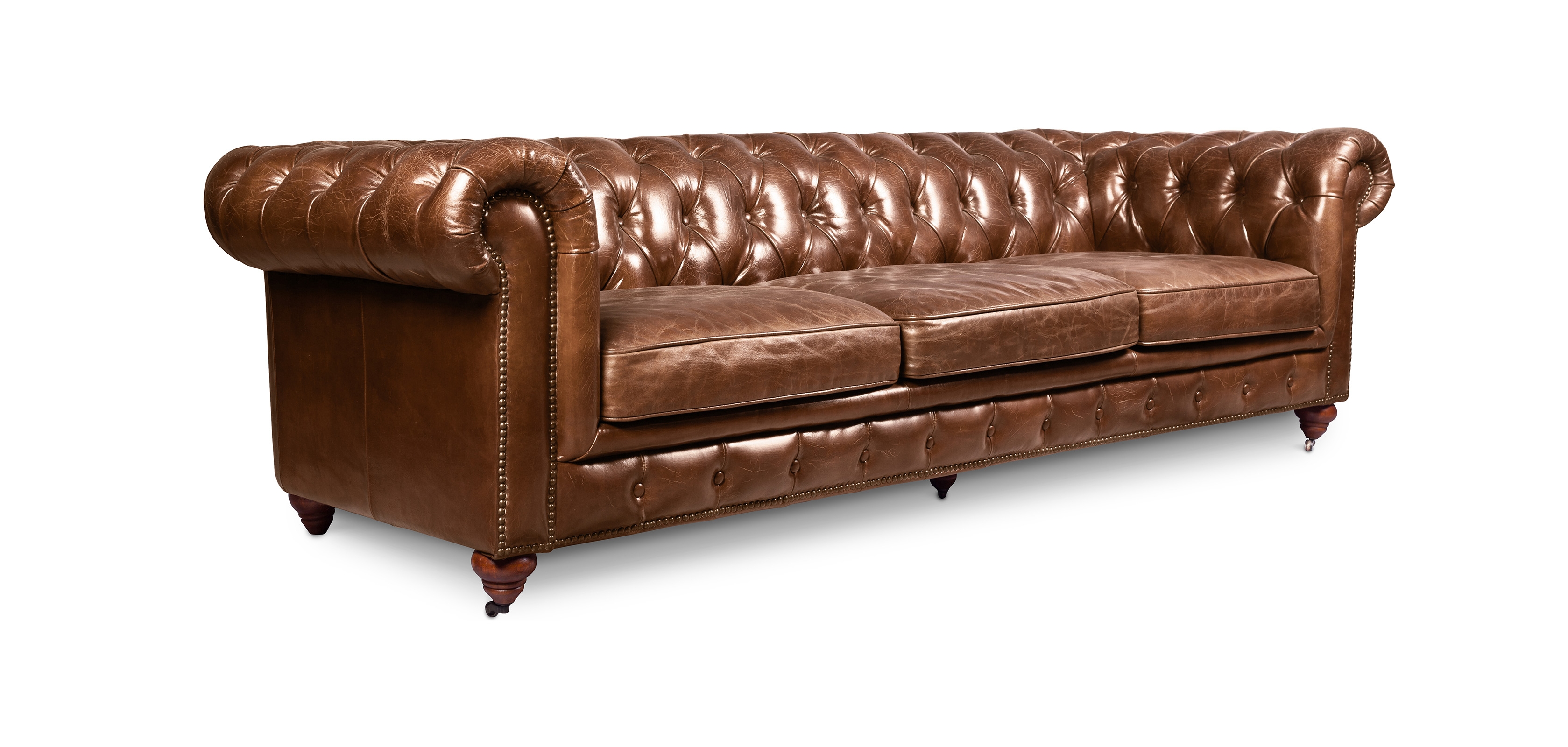 british commercial grade leather sofa
