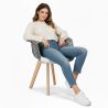 Buy Premium Design Amir chair White And Black - Patchwork  White / Black 60604 - prices