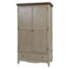 Buy Country Chic Wardrobe - Waxed Wood Beige 29247 - in the UK
