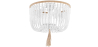 Buy Boho Bali Beaded Ceiling Lamp White 59828 - in the UK