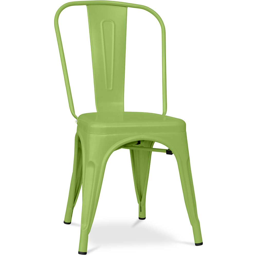  Buy Bistrot Metalix Chair - New Edition - Matte Metal Light green 59803 - in the UK