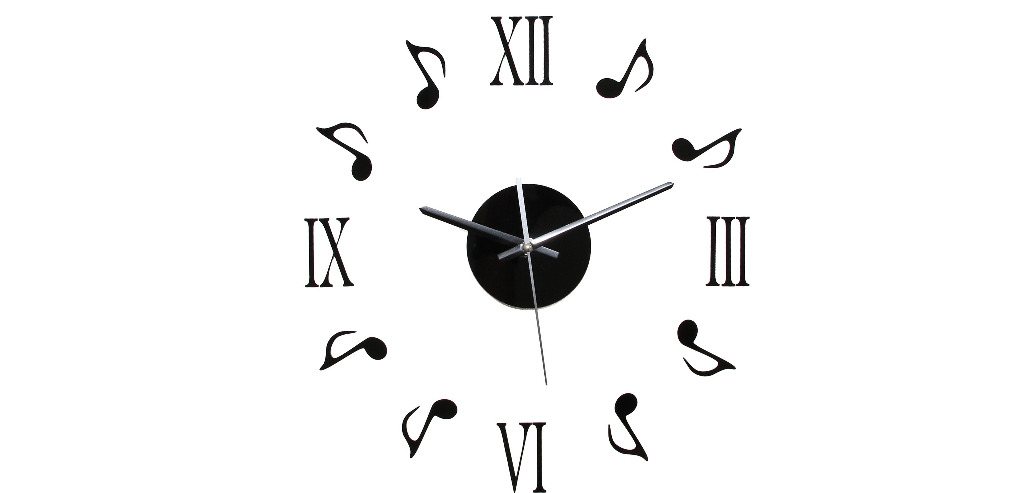 Buy Musical Notes Wall Clock Unique 54923 in the UK MyFaktory